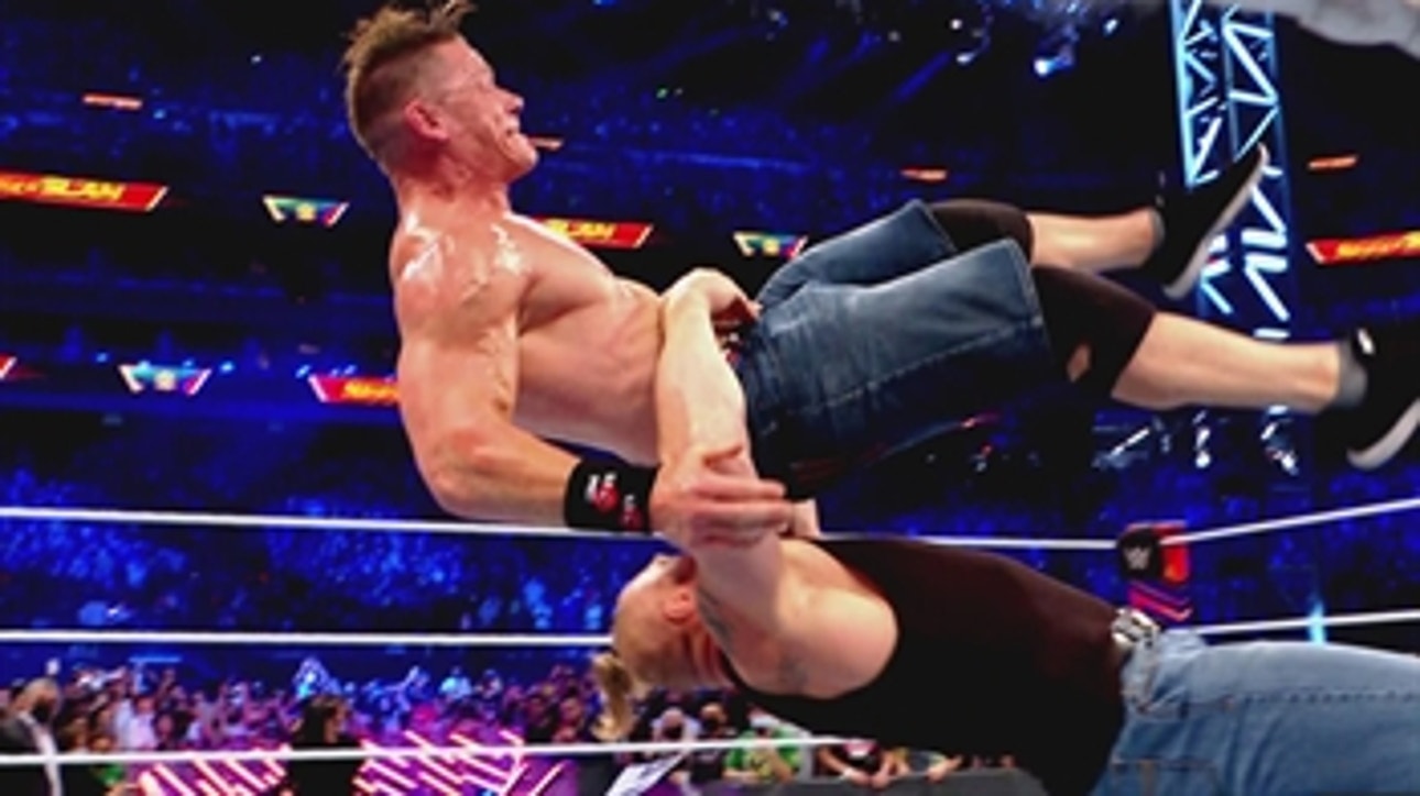 Brock Lesnar attacks John Cena after SummerSlam goes off the air: WWE Digital Exclusive, Aug. 23, 2021