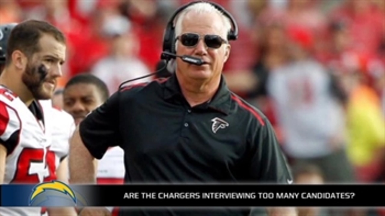 Are the Chargers interviewing too many candidates for their head coaching job?