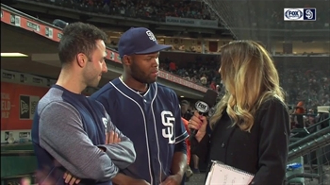 Manuel Margot talks about his big day after the Padres win