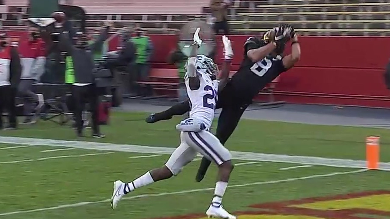 Brock Purdy finds Xavier Hutchinson for the touchdown, Iowa State takes 21-0 lead on K-State