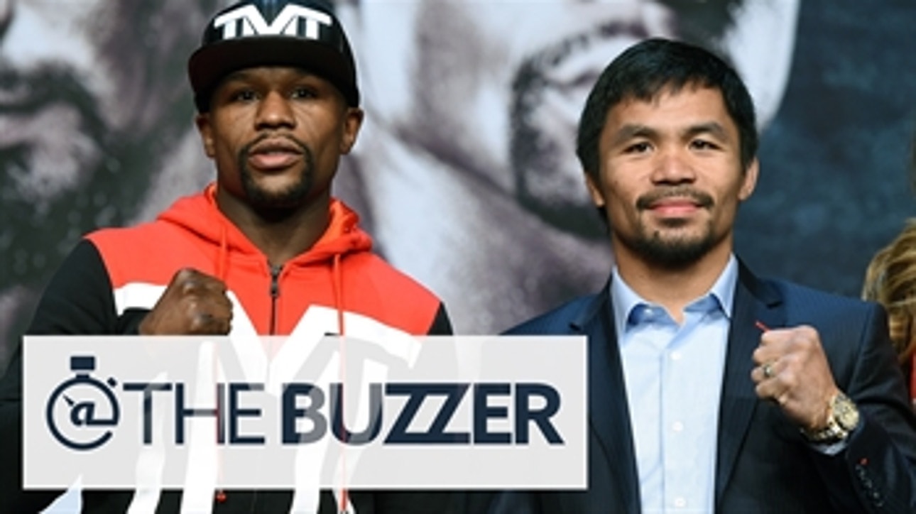 Awkward Mayweather-Pacquiao staredown at final press conference means one thing