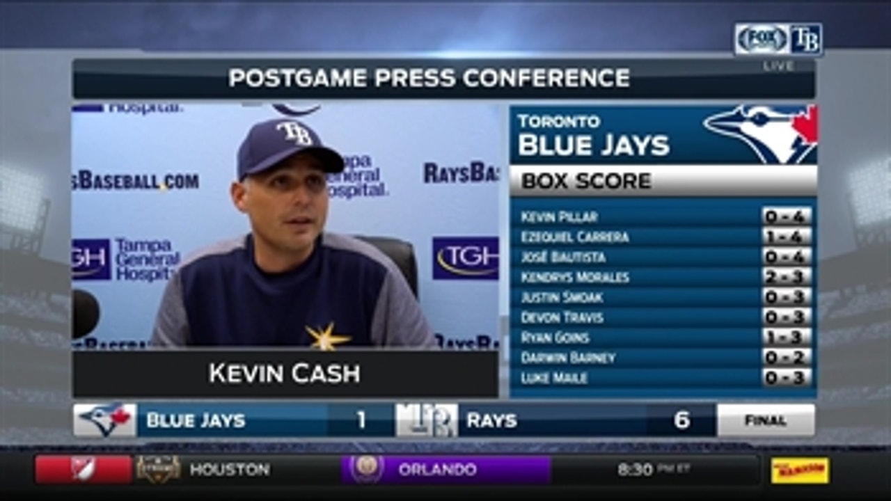 Kevin Cash: Jake Odorizzi had everything going today