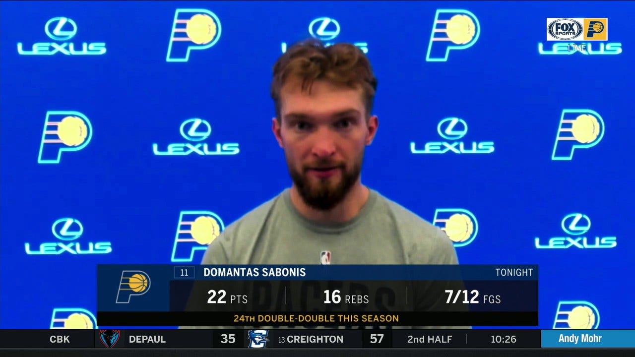 Sabonis on Pacers' loss to Warriors: 'When we got stops, we couldn't convert'