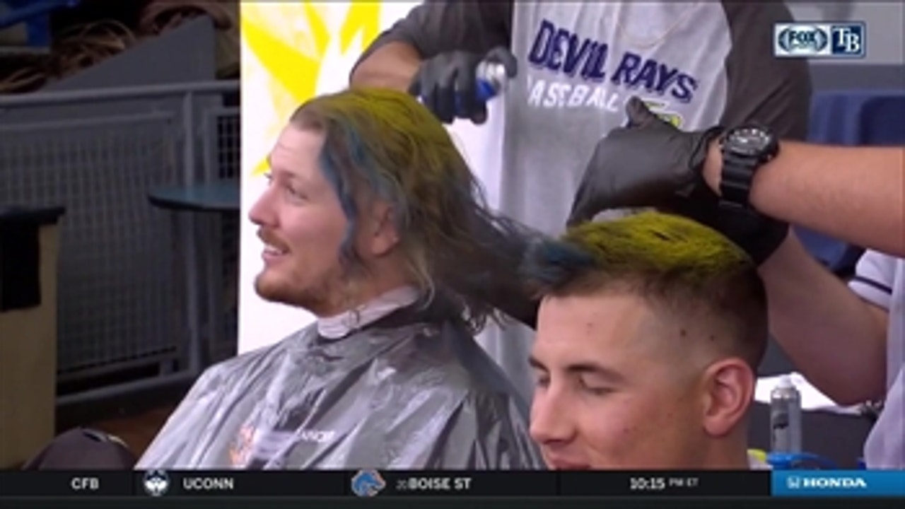 Rays participate in Cut for a Cure to raise awareness, funds for battle against pediatric cancer