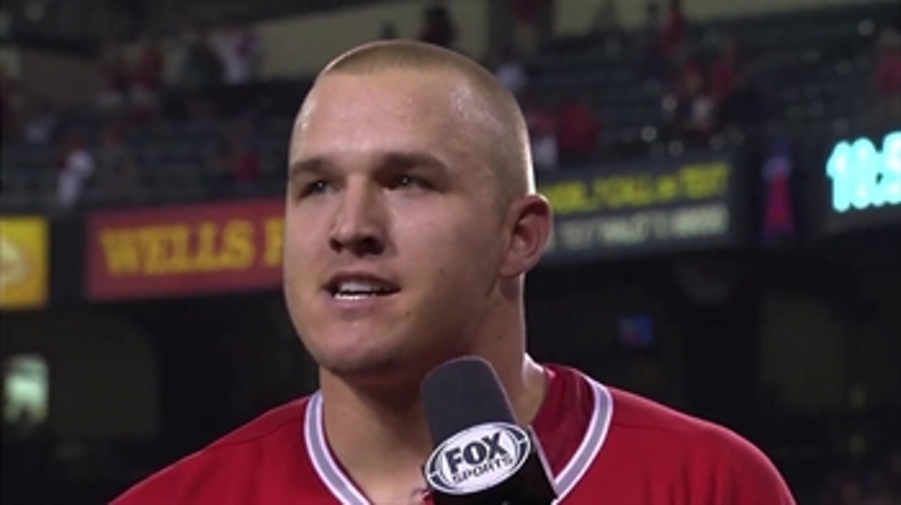 Trout hits first career walk-off home run, stuns Rays