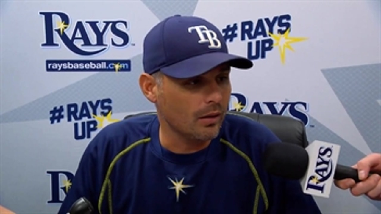 Kevin Cash: The game came down the 7th inning, basically