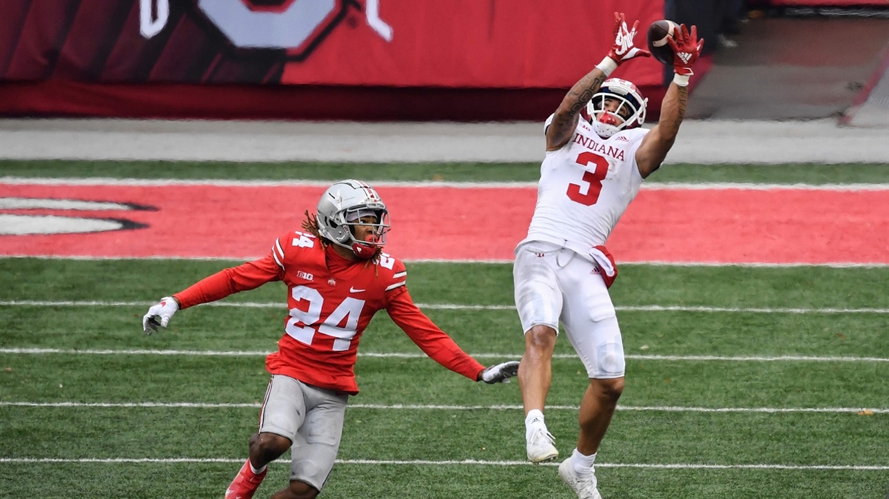 Indiana WR Ty Fryfogle goes off for 218 receiving yards, three touchdowns vs. Ohio State