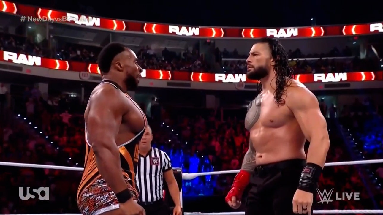 The Bloodline and The New Day battle in cross-branded tag match
