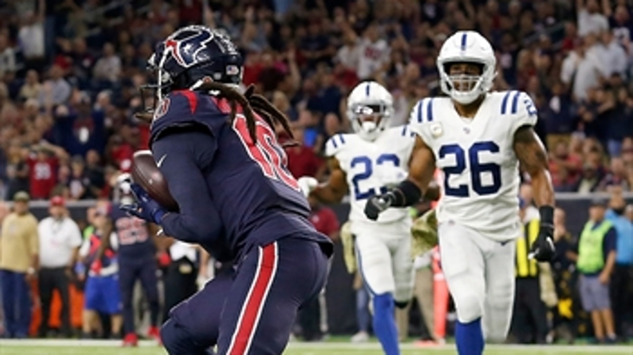 DeAndre Hopkins leads Texans past Colts in battle over top spot of the AFC South