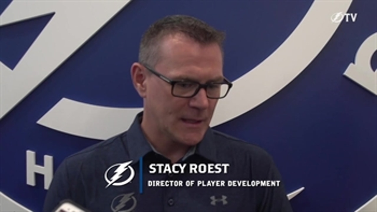 Director of player development Stacy Roest on Lightning's camp