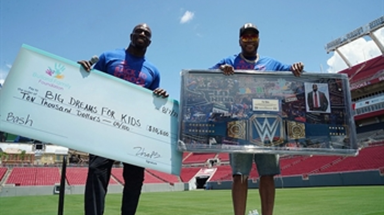 Titus O'Neil hosts the 4th Annual Back to School Bash in Tampa, Fla.