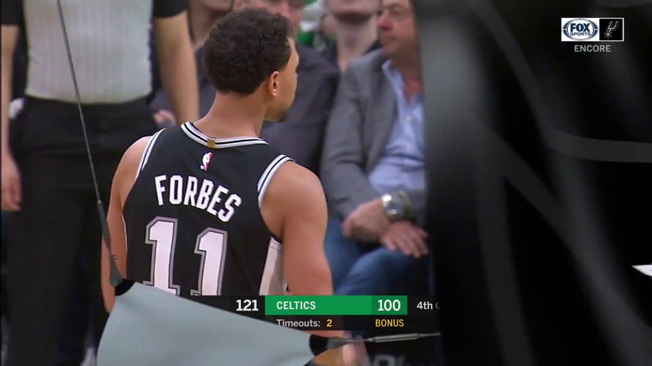 WATCH: Bryn Forbes Knocks the Cluth 3-Pointer | Spurs ENCORE