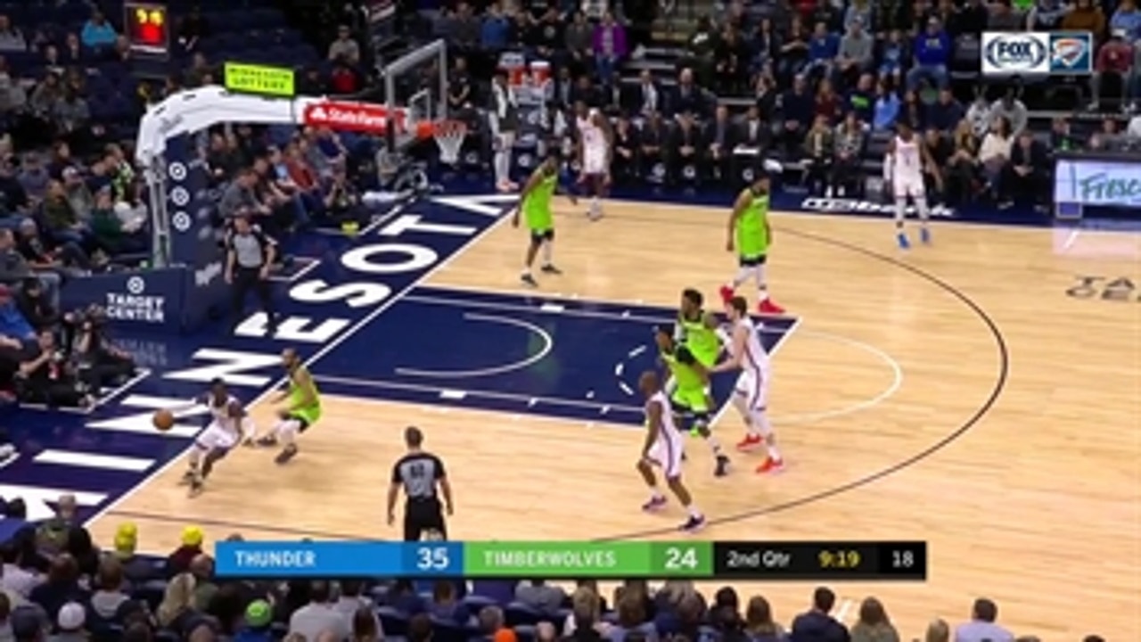 HIGHLIGHTS: Dennis Schroder Behind-the-back Move to the Basket