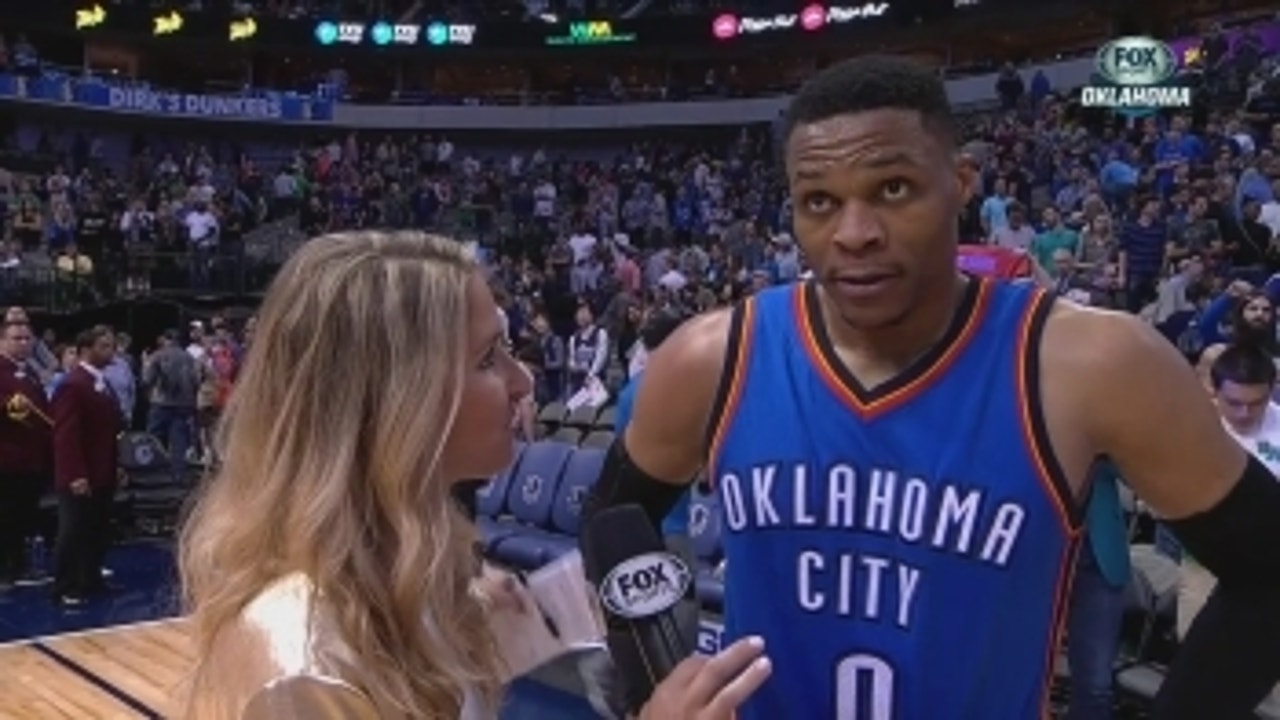 Russell Westbrook on hitting the game-winner