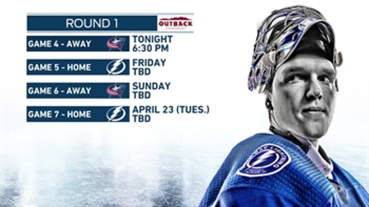 Lightning try to stave off elimination in Game 4 in Columbus