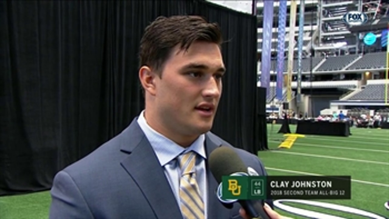 Clay Johnston on everyone Buying in at Baylor ' Big 12 Media Days