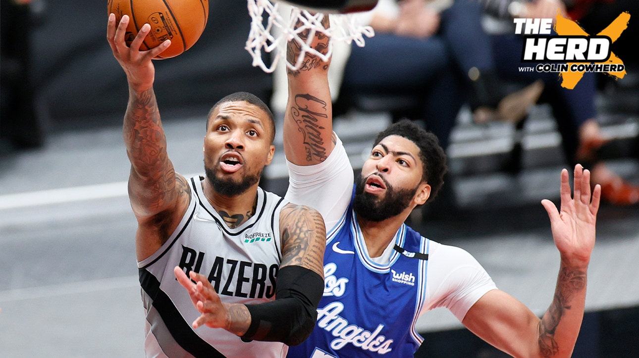 Chris Broussard: Lakers should give AD another year before considering a trade for Damian Lillard | THE HERD