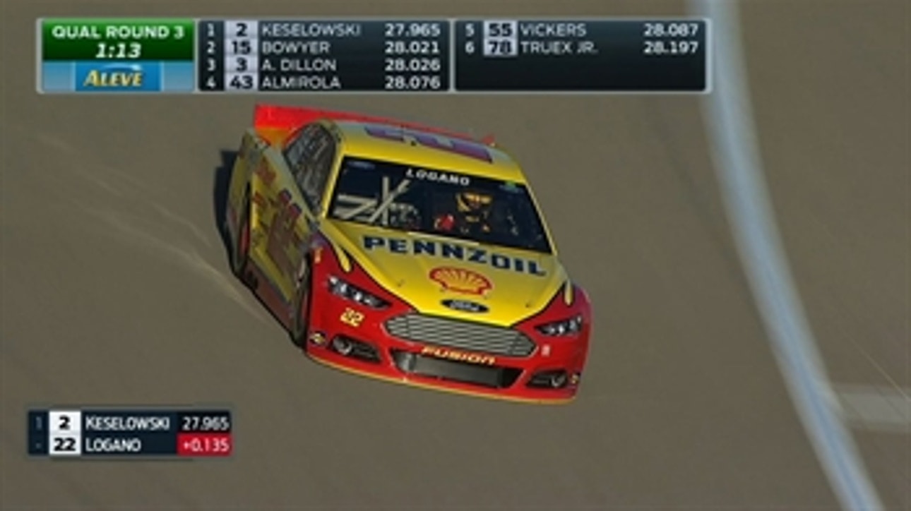CUP: Logano Sets Track Record in Qualifying - Las Vegas 2014