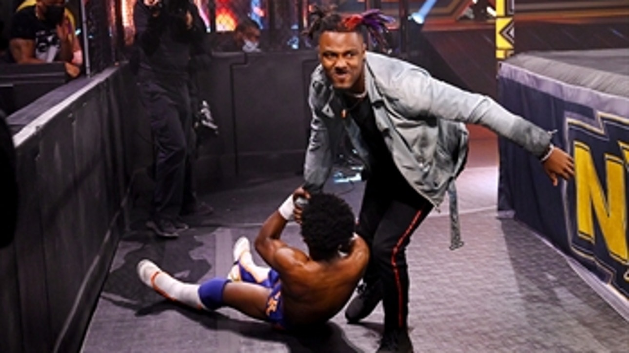 Isaiah "Swerve" Scott savagely attacks Leon Ruff: WWE NXT, Feb. 24, 2021