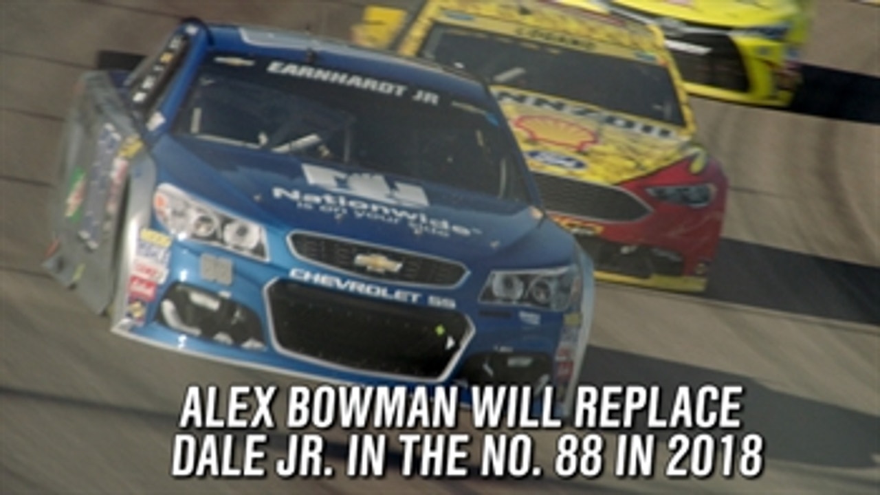 Alex Bowman will replace Dale Earnhardt Jr. in the No. 88 in 2018