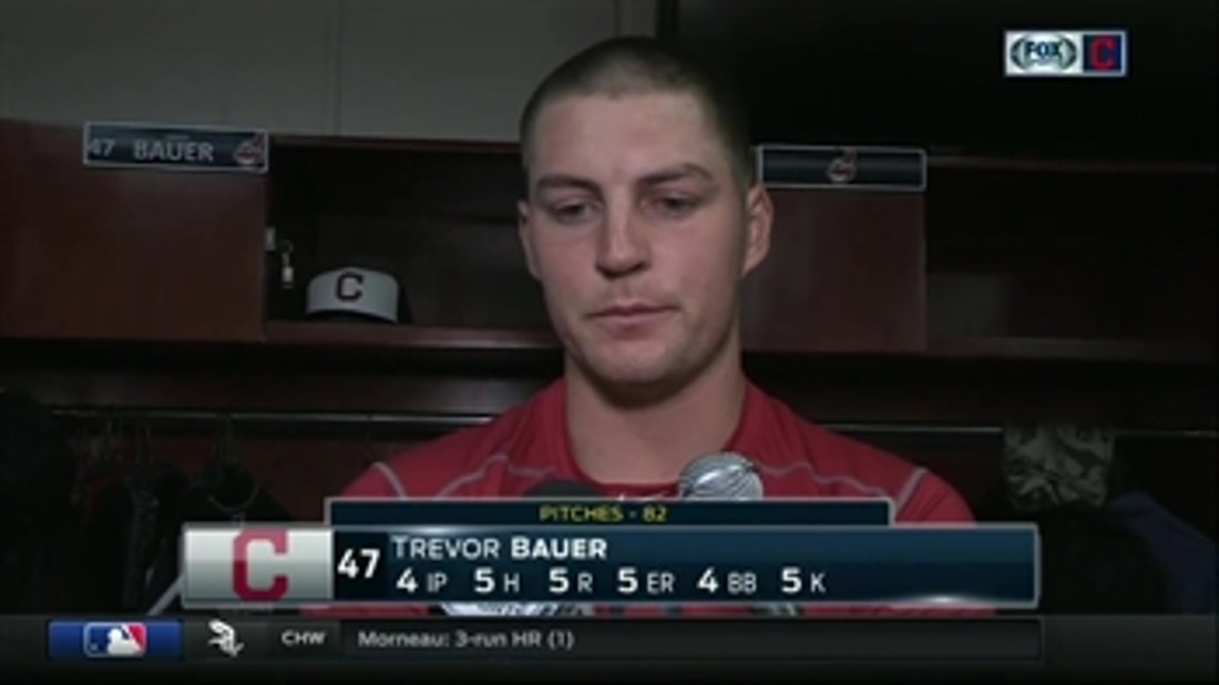 Bauer upset with himself after loss to the O's