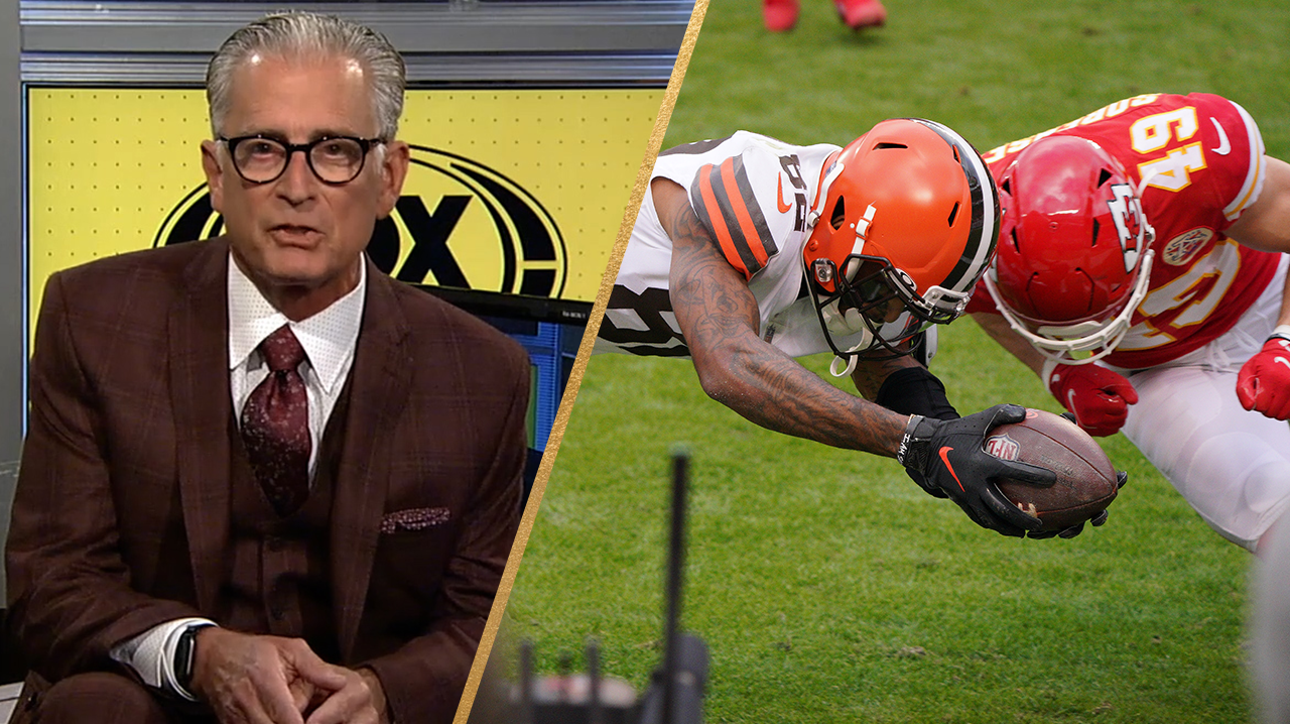 Mike Pereira breaks down the touchback, controversial Sorensen hit in Chiefs vs. Browns
