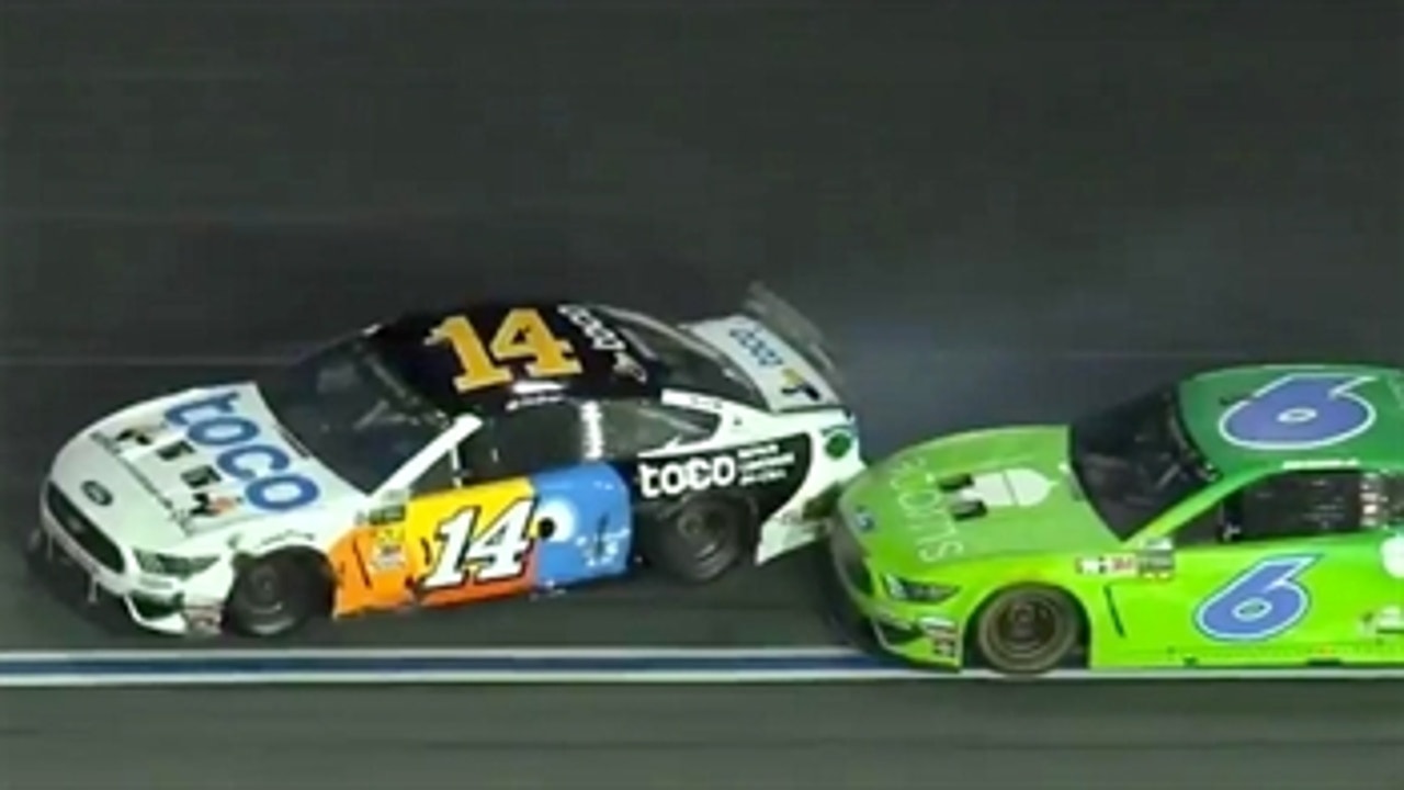 What sparked the fight between Clint Bowyer and Ryan Newman?