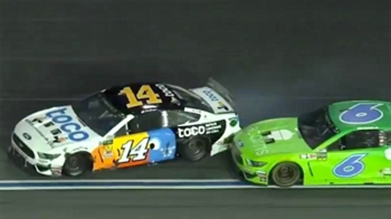 What sparked the fight between Clint Bowyer and Ryan Newman?