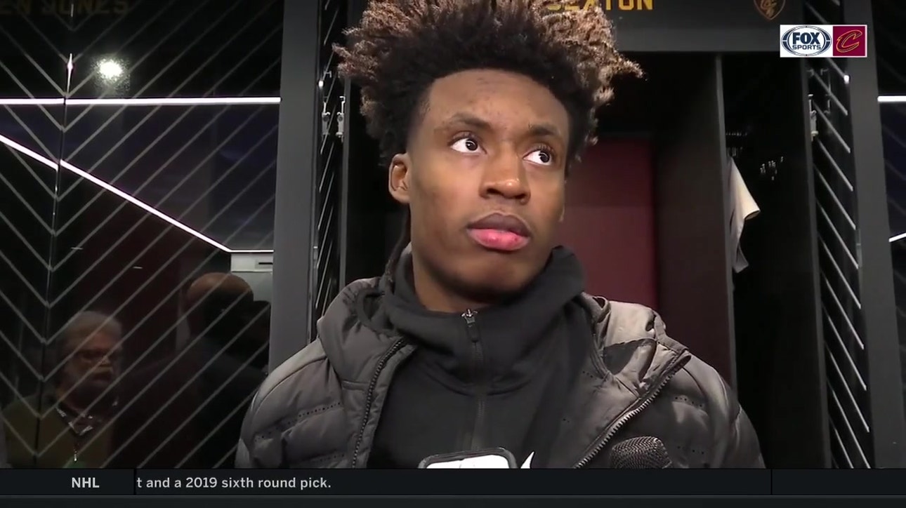 Collin Sexton watching film with Delly, learning more every game