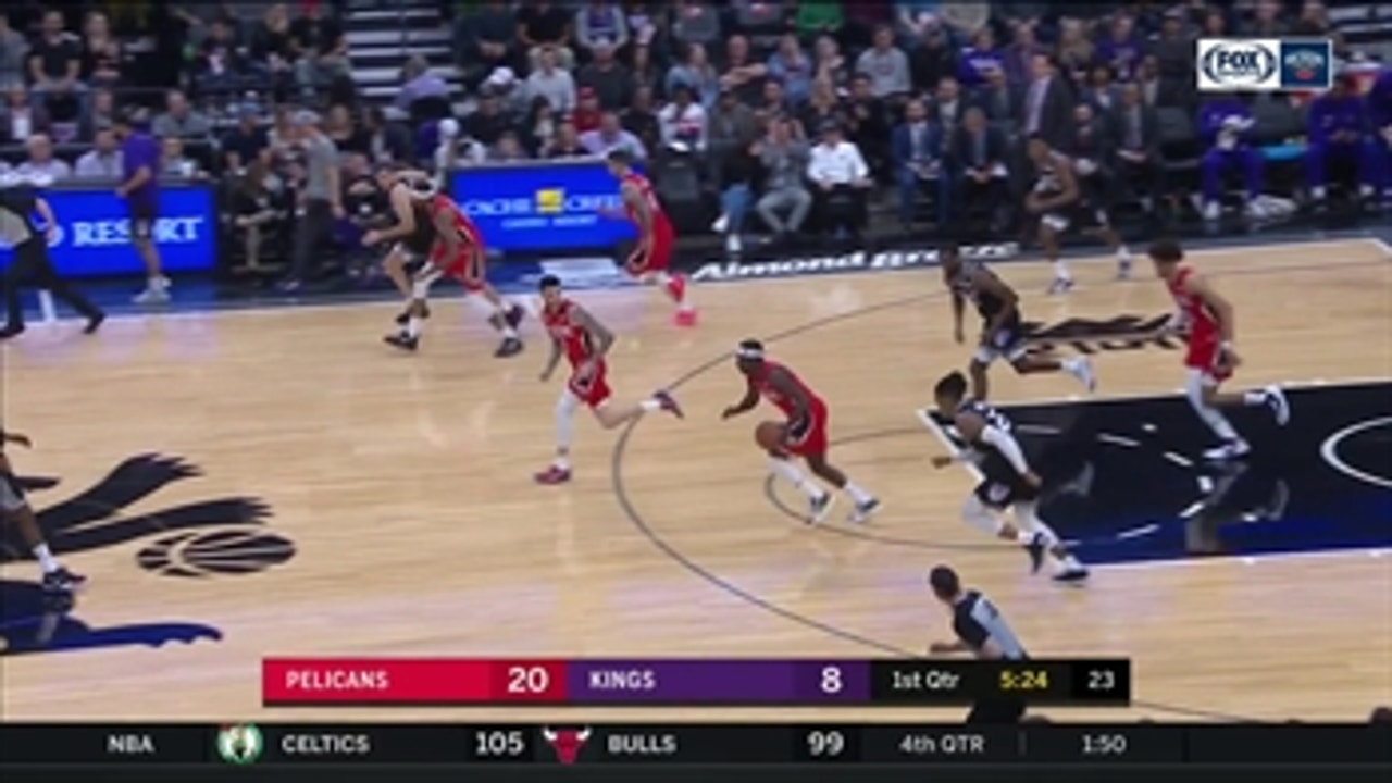 HIGHLIGHTS: Jrue Holiday finds Lonzo Ball on the Alley-Oop