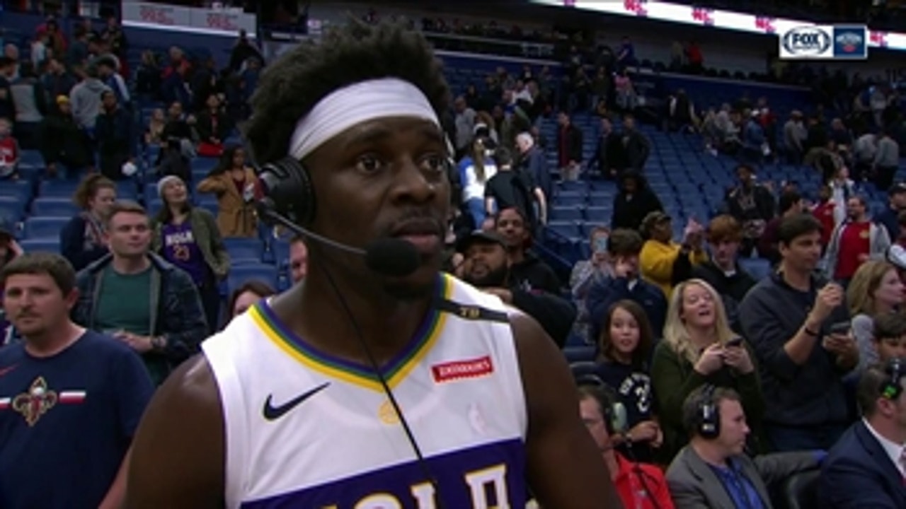 Jrue Holiday on the Pelicans win over the Timberwolves