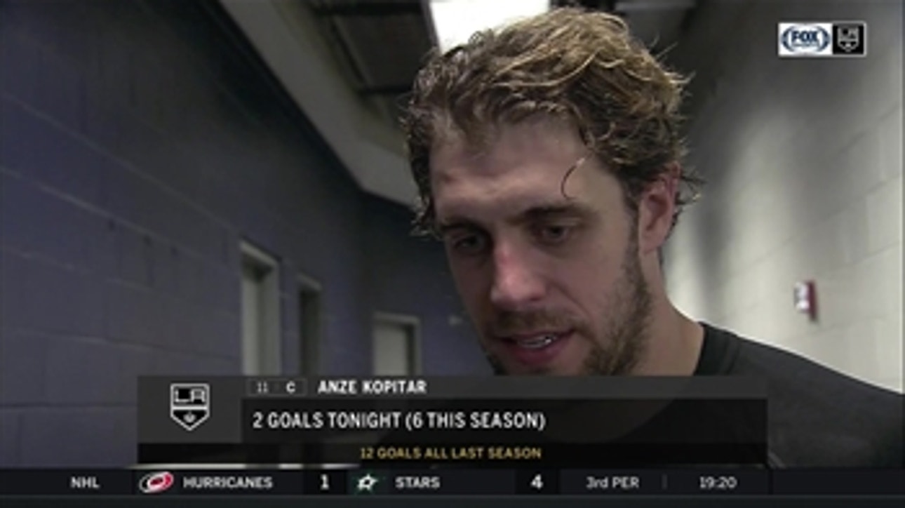 Anze Kopitar's two goals give the LA Kings the edge in Columbus