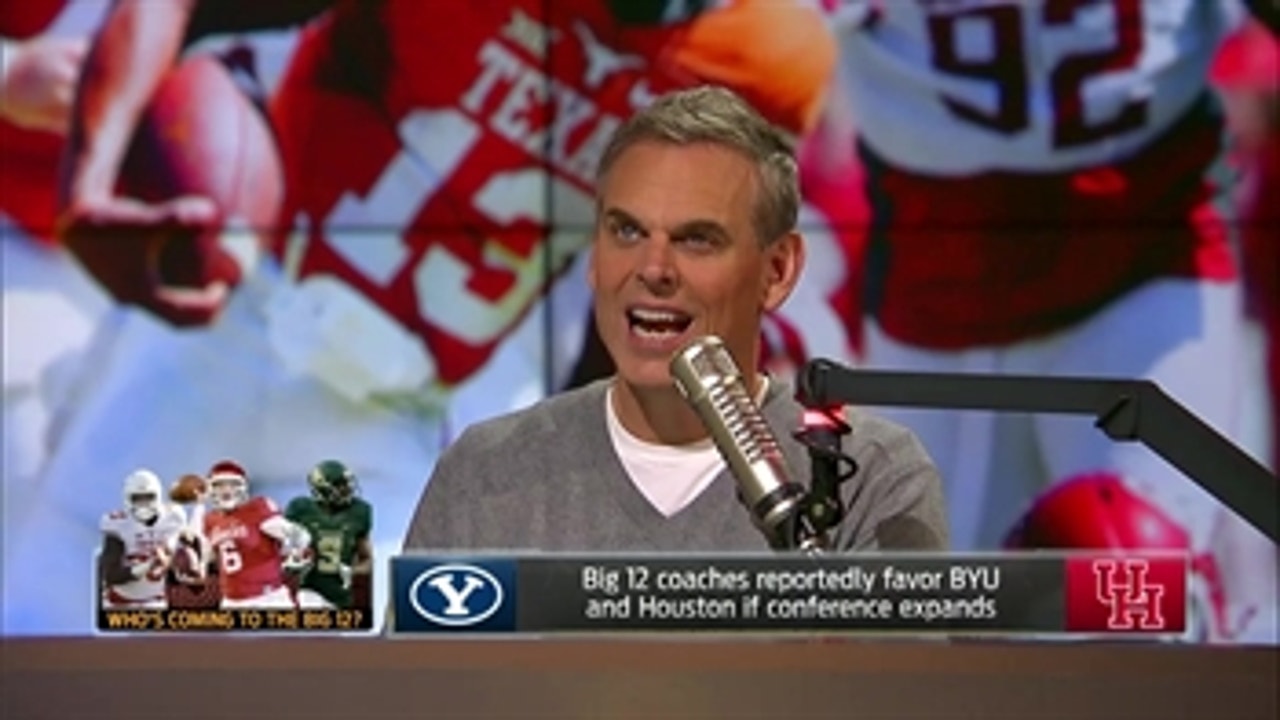 Colin shows off the 4 tiers of college football programs, where is BYU? - 'The Herd'