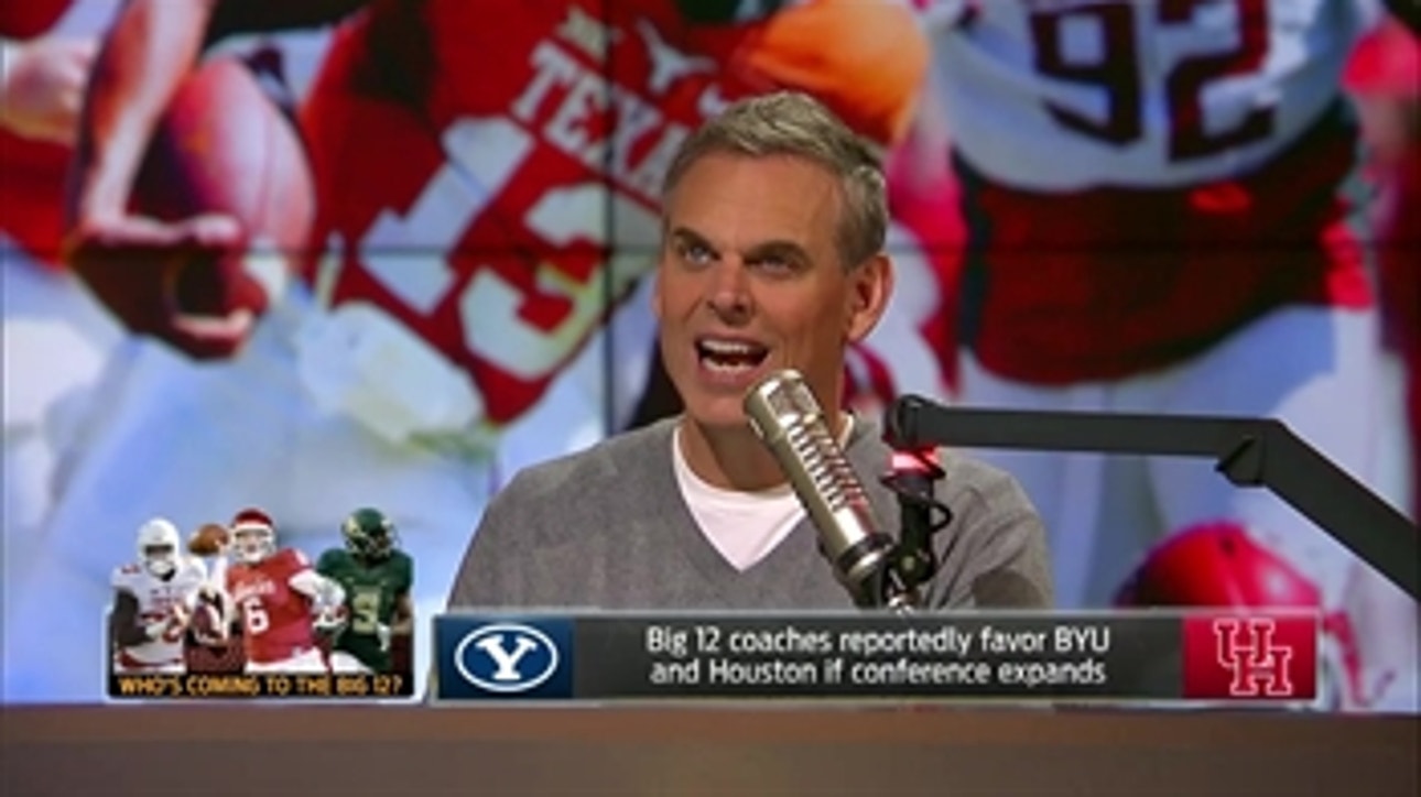 Colin shows off the 4 tiers of college football programs, where is BYU? - 'The Herd'