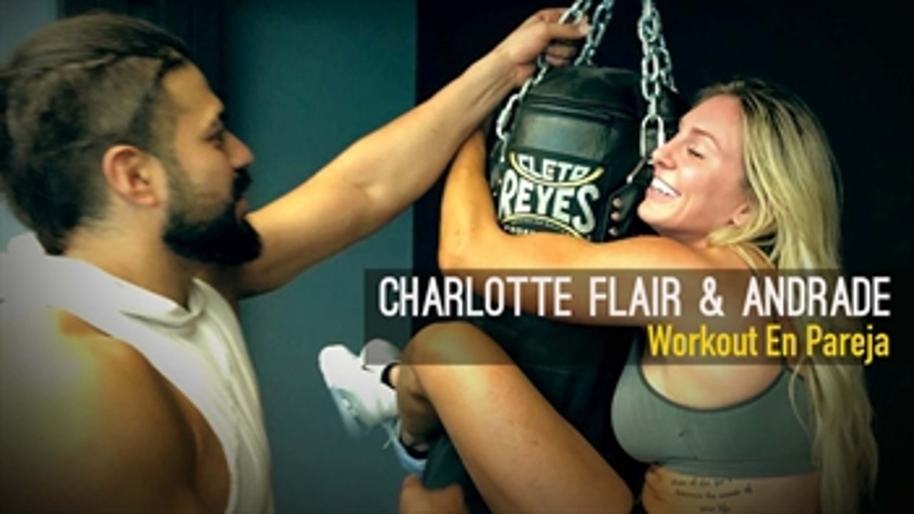 WWE WORKOUT EN PAREJA Charlotte Flair & Andrade: IRON SHARPENS IRON