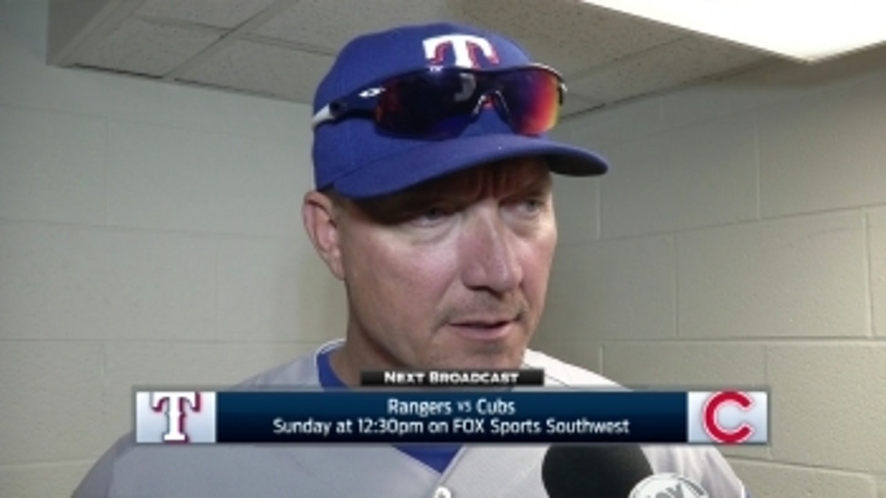 Jeff Banister on return of Yu, loss to Chicago