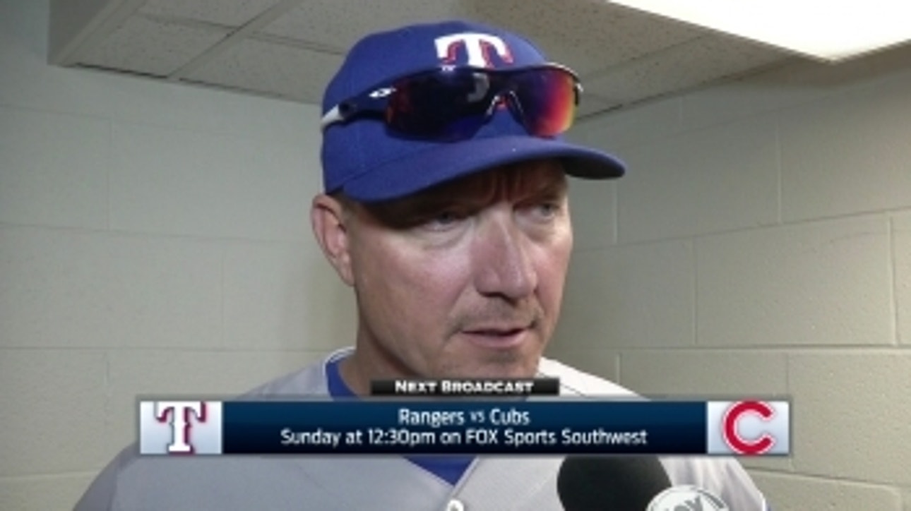 Jeff Banister on return of Yu, loss to Chicago