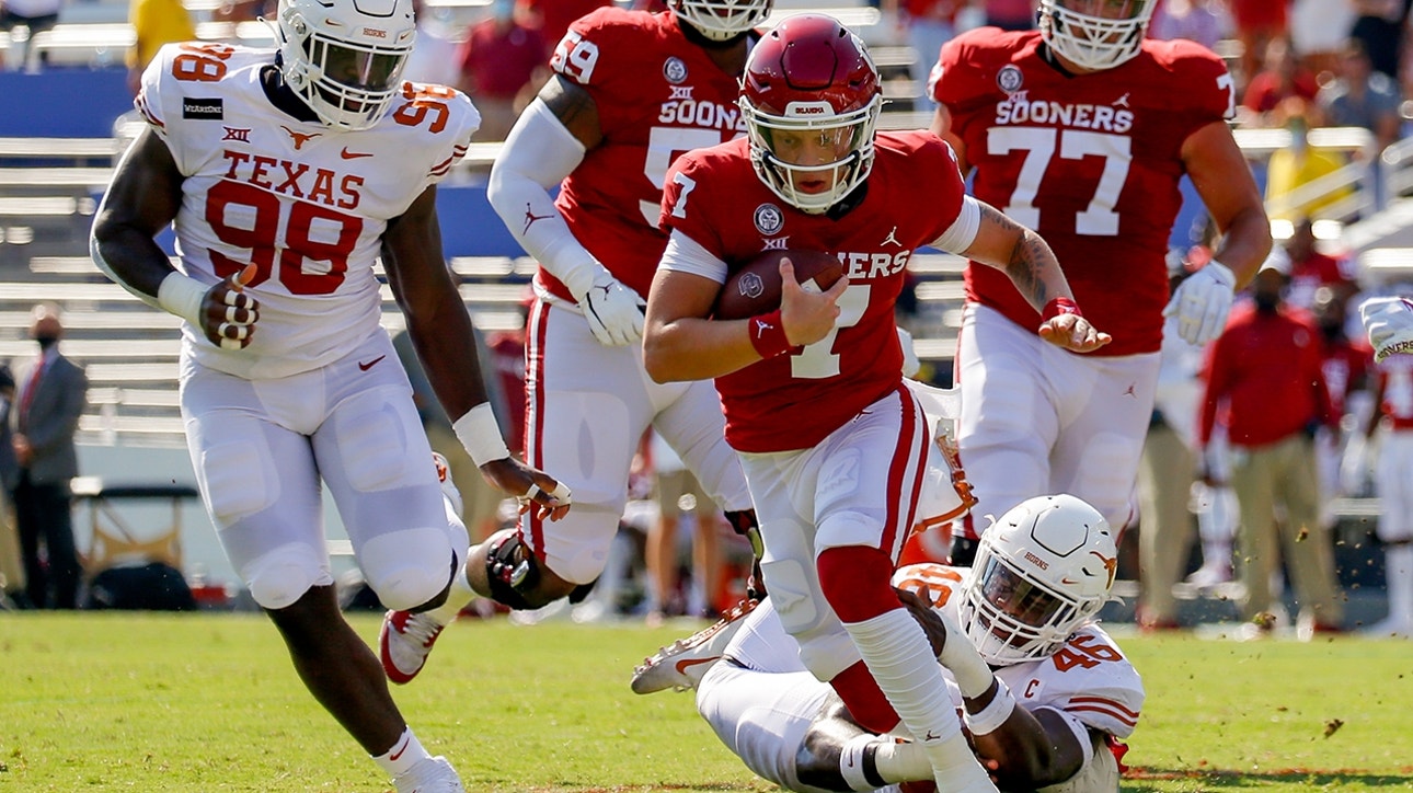 Oklahoma's once-benched Spencer Rattler returns to lead Sooners to 53-45 4OT win