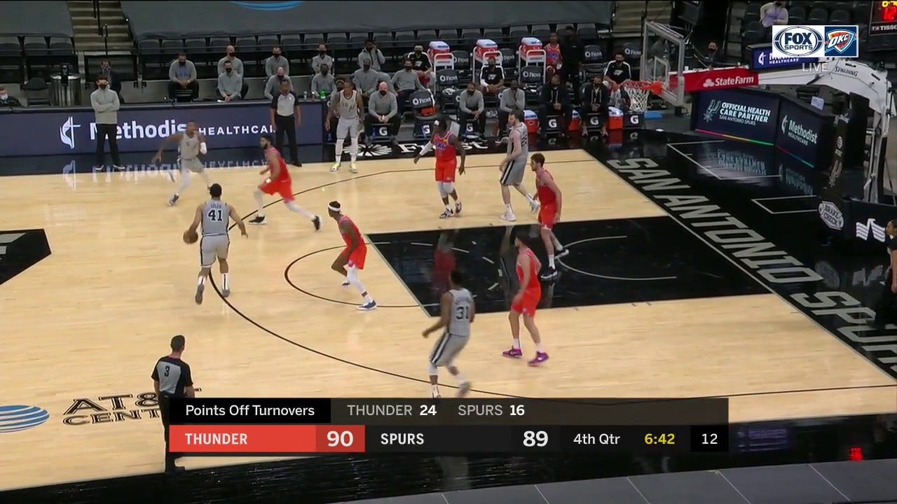 HIGHLIGHTS: SGA finds Kenrich Williams with the Slam