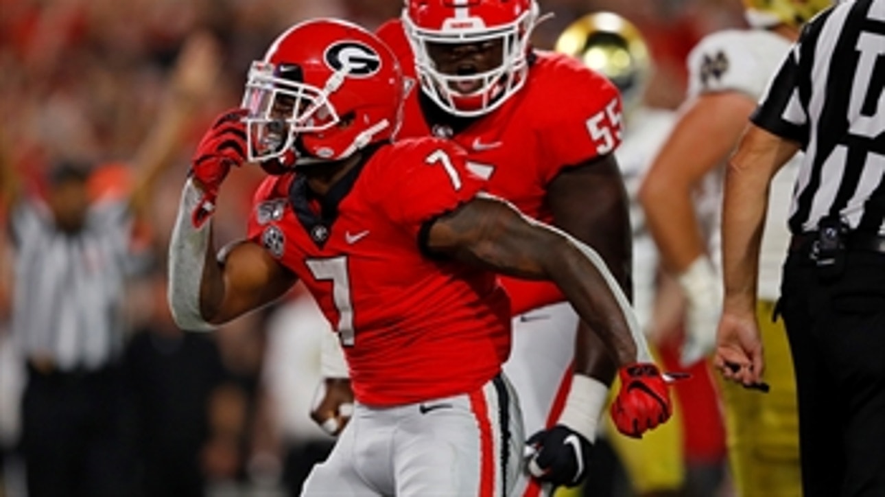 No. 3 Georgia outlasts No. 7 Notre Dame in top 10 classic