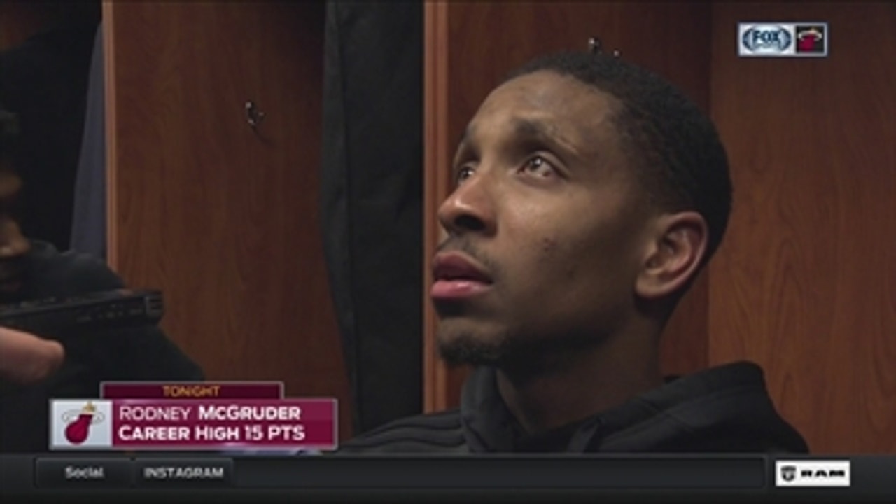 Rodney McGruder: 'We just tried to finish the game and that's what we did'