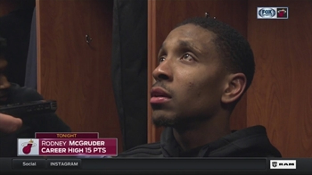 Rodney McGruder: 'We just tried to finish the game and that's what we did'