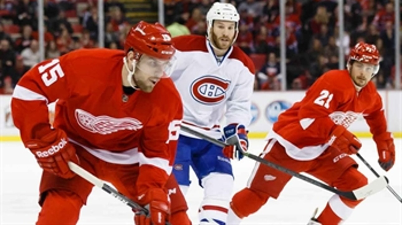 Red Wings rout Canadiens