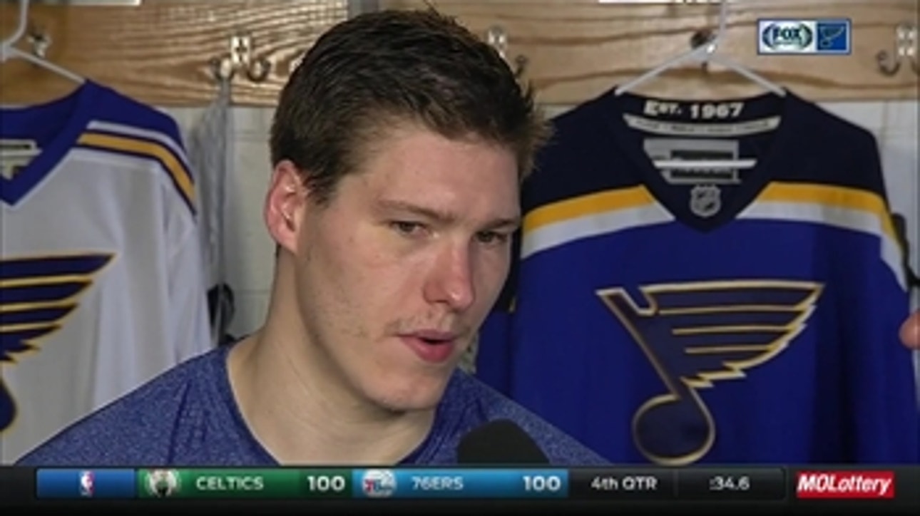 Jaskin says Blues need to 'play a little smarter' in next game