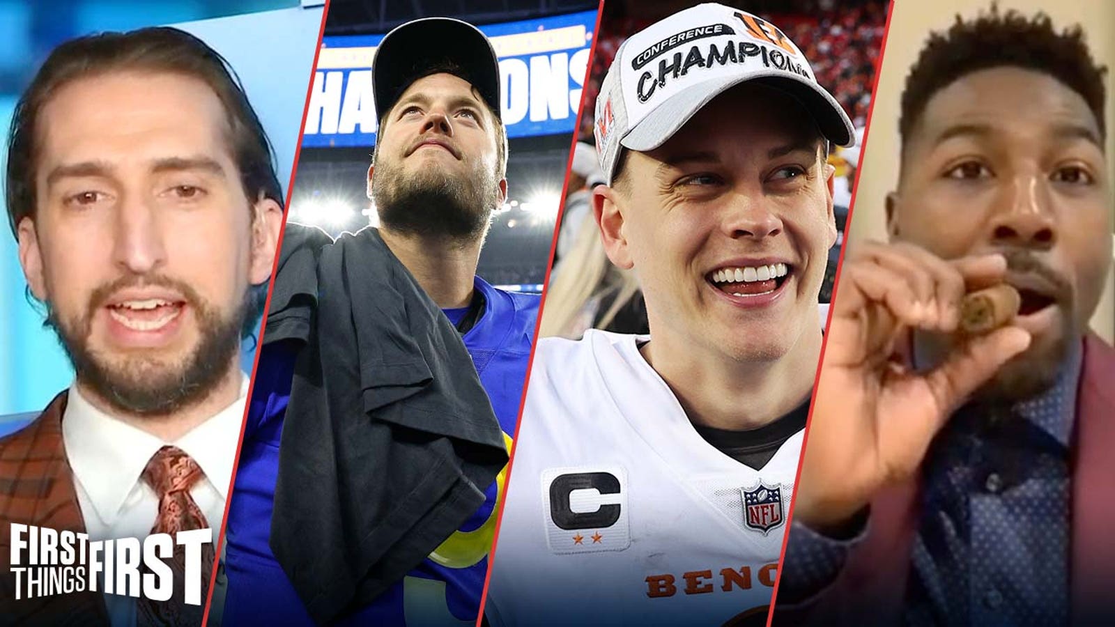 Nick Wright makes his Super Bowl LVI pick I FIRST THINGS FIRST