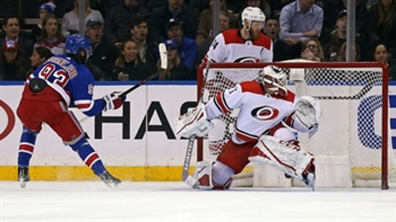 Hurricanes struggle in 6-2 loss to Rangers