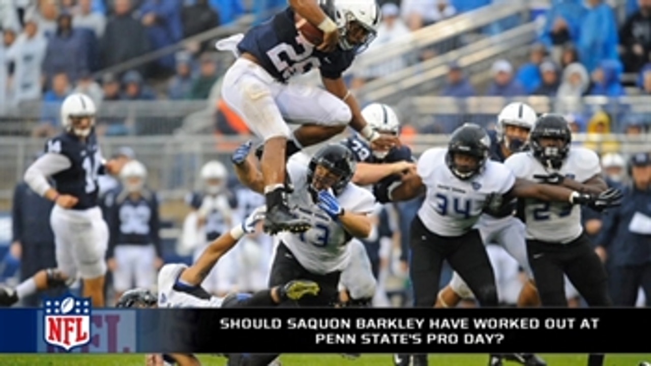 Should Saquon Barkley have worked out at Penn State's pro day?