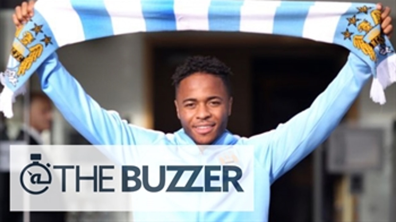 Raheem Sterling gets a warm welcome from Manchester City