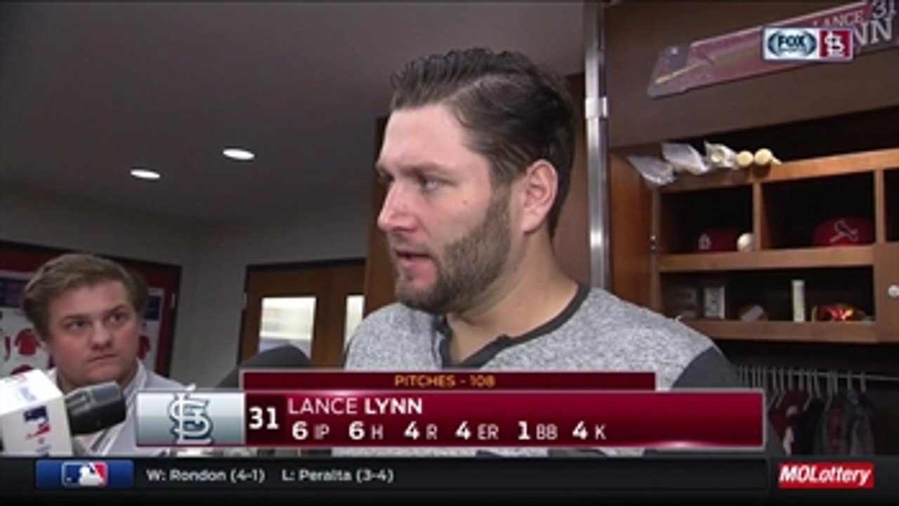Lynn: 'Pitching wins championships; We've got to be better'
