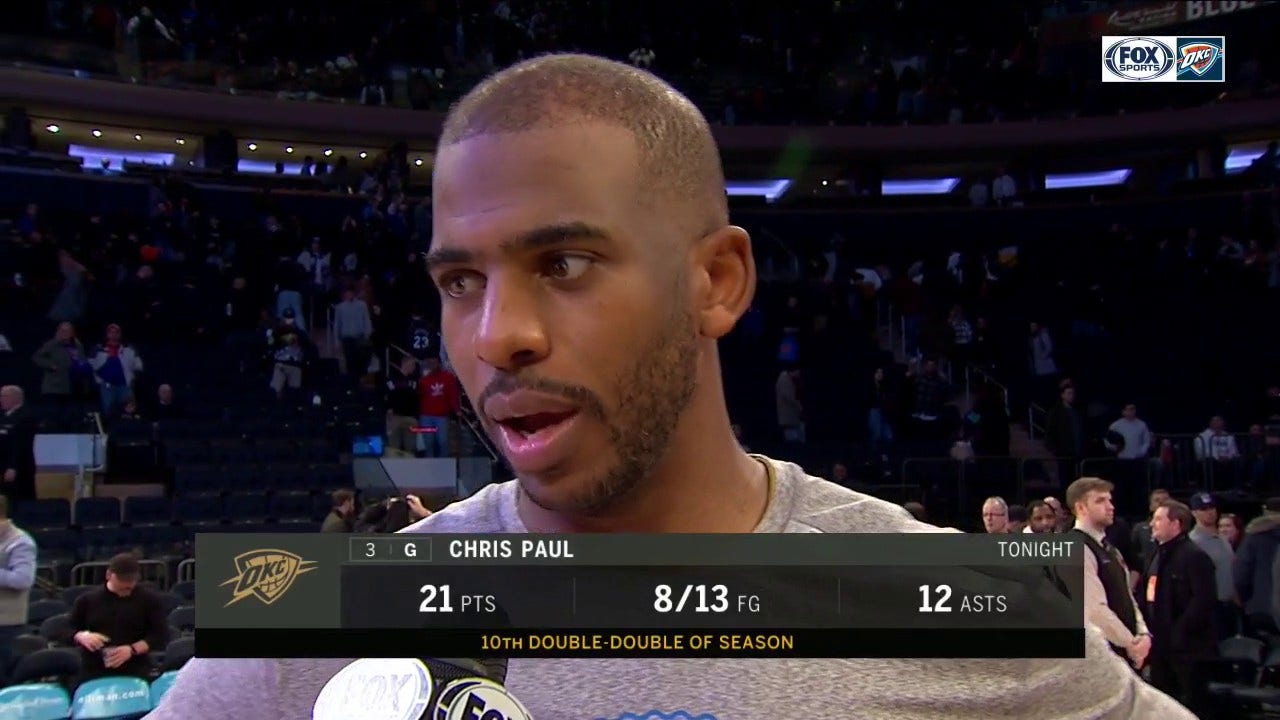 Chris Paul on the 126-103 Win over the Knicks